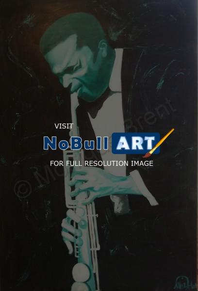 Musical - Coltrane - Acrylic